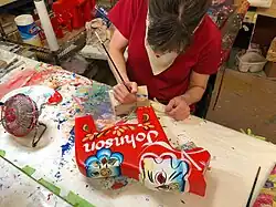 The Hemslöjd specializes in imported Swedish goods and brightly colored Dala horses that are made in-house.