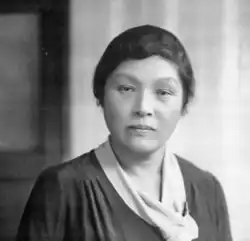 Photographic portrait of a Japanese woman