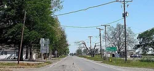 AR 13 north of the US 165 junction in Humnoke
