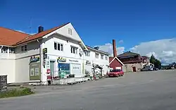 View of the village centre