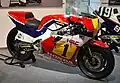 The Honda NSR500, ridden by Freddie Spencer in the 1984 season on display.