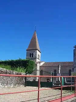 The church in Huilly-sur-Seille