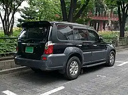 2004 Hyundai Terracan (pre-facelift; rear)