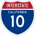 Interstate 10 marker