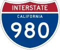 Interstate 980 marker