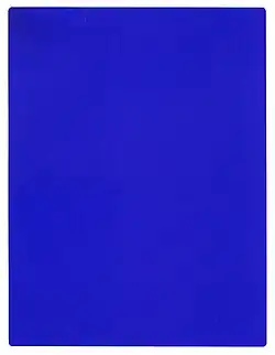 IKB 191; by Yves Klein; 1962