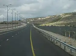 Northward approaching Atarot Junction