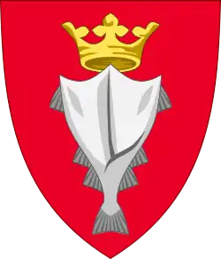 Arms of Iceland c. 16th century-1903, in a modern interpretation