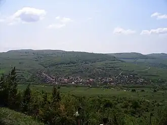 View of Teleac village