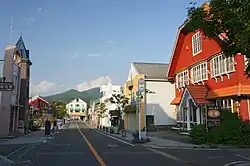 The Main Street of Kiyosato.