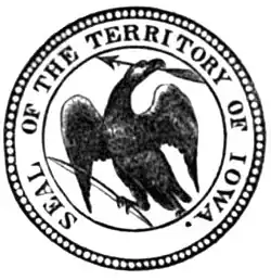 Seal of the Territory of Iowa (1838–1846)