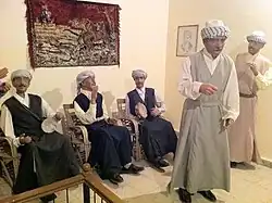 Sculptures of an Iraqi folk band