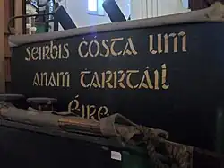 Stencilled Gaelic type