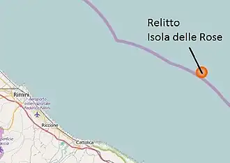 Location of Republic of Rose Island