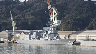 JS Fuyuzuki at JMU Maizuru Shipyard