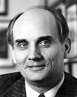 Jake Garn, B.S. 1955, U.S. senator and Space Shuttle astronaut