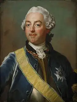 Portrait of count Anders Rudolf Du Rietz af Hedensberg (1720-1792), copy after a pastel by Gustaf Lundberg.[14]