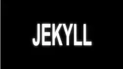 The name "Jekyll" in white capital letters against a black background