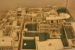 19th-century model of the church