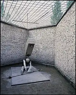 Jiří Sozanský, Valdice prison yard (1990)