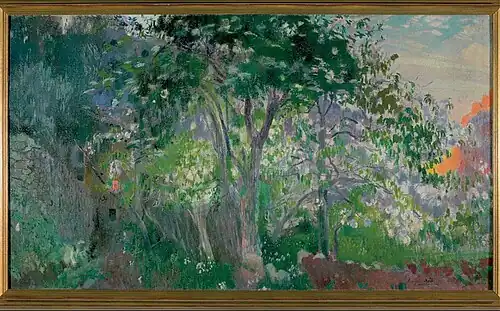 The Big Tree, Sa Calobra (1903). 98 × 174 cm. Fundación Banco Santander.