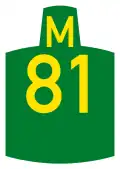 Metropolitan route M81 shield