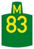 Metropolitan route M83 shield