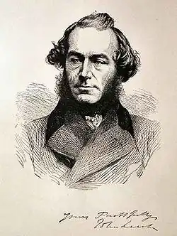 head and shoulders engraving of a man