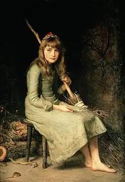 Cinderella by John Everett Millais