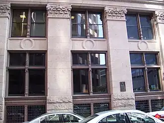 1630 site of Winthrop's first home in Boston on State Street