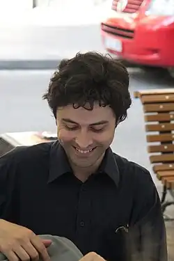 Jordi Nopca at the Book signing on St. George's Day-2015 in Barcelona