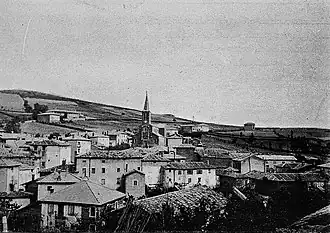A general view of Jullié, at the beginning of the 20th century