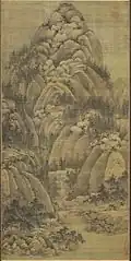 Seeking the Tao in Autumn Mountains 156 x 77.5 cm, National Palace Museum