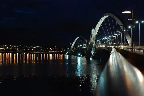 JK Bridge at night