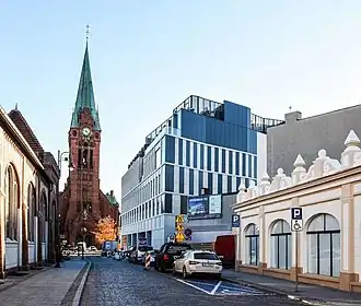View from the Magdzińskiego Street