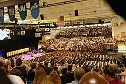 Convocation Center during Spring 2019 graduation ceremony