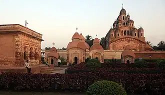 Group of temples at Kalna in Burdwan, West Bengal