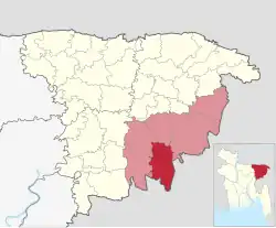 Location of Kamalganj
