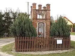 Warmian old wayside shrine