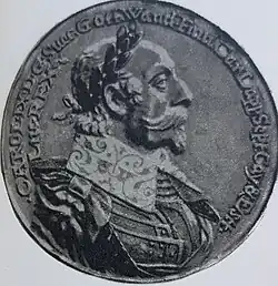 Medal of him by Ruprecht Miller [sv], 1609