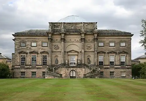 Kedleston Hall, Kedleston, Derbyshire, England, by Robert Adam, 1760–1770[92]