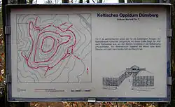 Dünsberg hillfort information board