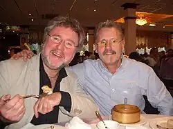 Coleman (right) and Parrott in 2006