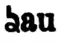 The Khoekhoe word ǁnau (𝼎au), illustrating the curled tail Beach used to indicate nasal clicks.