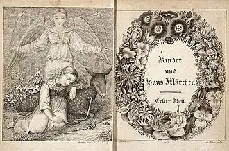 Image 17Pages from the 1819 edition of Kinder- und Haus-Märchen by the Brothers Grimm (from Children's literature)