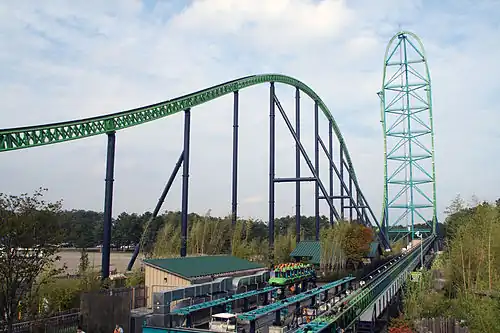 Kingda Ka at Six Flags Great Adventure was the world's tallest roller coaster and was the second strata coaster in the world after Top Thrill Dragster.