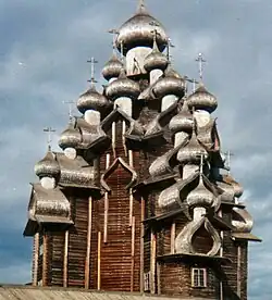 Log church, Kizhi, Russia