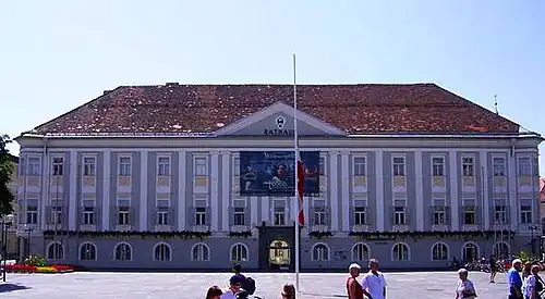Klagenfurt Town Hall [de], formerly Palais Rosenberg (owned from 1650–1918)