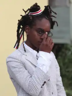 Original Koffee during a video shoot in 2020