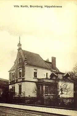 Villa Korth at the beginning of the 20th century